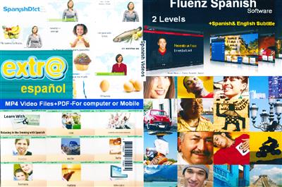 خرید spanish learning videos