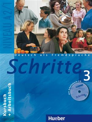 خرید کتاب آلمانی Schritte: Kurs- Und Arbeitsbuch 3 MIT CD Zum Arbeitsbuch