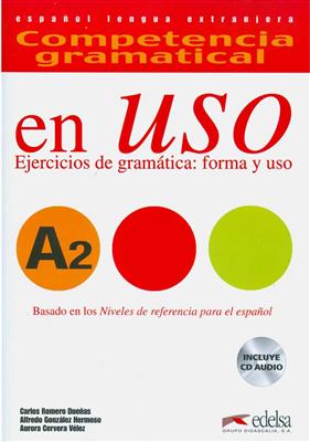 خرید کتاب اسپانیایی Competencia gramatical en USO A2+CD