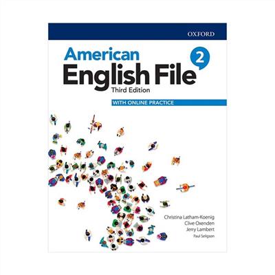 خرید کتاب انگليسی American English File 2 (3rd) SB + WB + CD