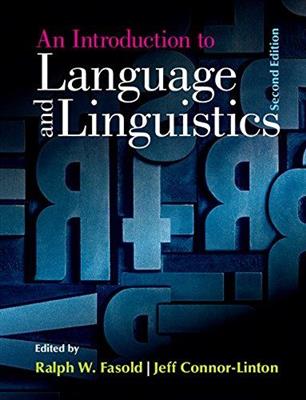 خرید کتاب انگليسی An Introduction to Language and Linguistics 2nd-Fasold