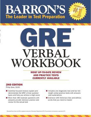 خرید کتاب انگليسی Barrons GRE Verbal Workbook