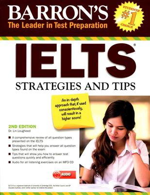خرید کتاب انگليسی Barrons IELTS Strategies and Tips 2nd+CD