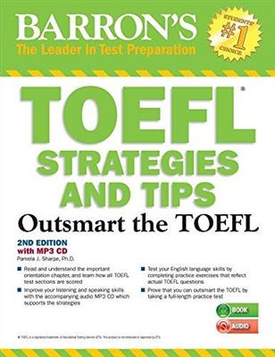 خرید کتاب انگليسی Barrons TOEFL Strategies and Tips 2nd+MP3 CD