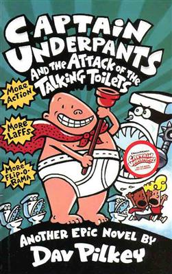 خرید کتاب انگليسی Captain Underpants and the Attack of the Talking Toilets (Captain Underpants 2)