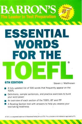 خرید کتاب انگليسی Essential Words for the TOEFL 7th+CD