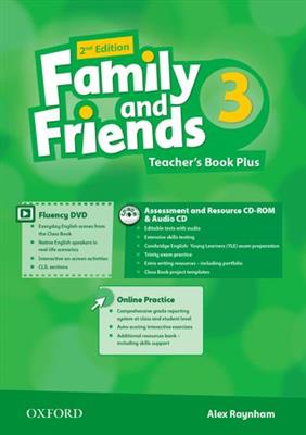 خرید کتاب انگليسی Family and Friends 3 (2nd) Teachers Book+DVD+CD