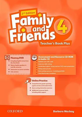 خرید کتاب انگليسی Family and Friends 4 (2nd) Teachers Book+DVD+CD