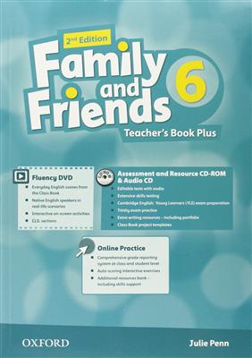 خرید کتاب انگليسی Family and Friends 6 (2nd) Teachers Book+DVD+CD