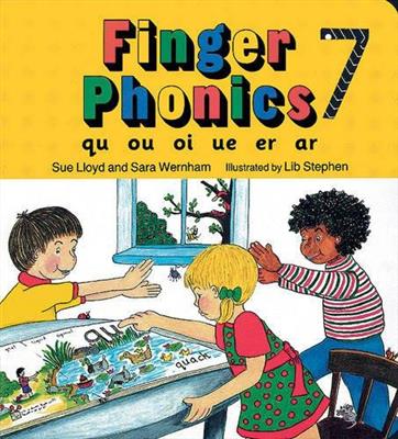 خرید کتاب انگليسی Finger Phonics qu ou oi ue er ar 7