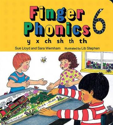 خرید کتاب انگليسی Finger Phonics y x ch sh th th 6