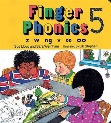 خرید کتاب انگليسی Finger Phonics z w ng v oo 5