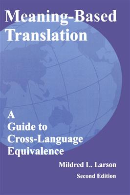 خرید کتاب انگليسی Meaning-based Translation 2nd