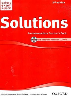 خرید کتاب انگليسی New Solutions Pre-Intermediate Teachers Book+CD