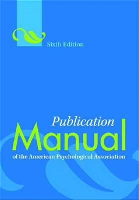خرید کتاب انگليسی Publication Manual of the American Psychological Association 6th