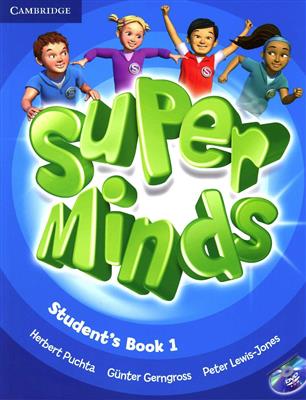 خرید کتاب انگليسی Super Minds 1 (SB+WB+CD+DVD)