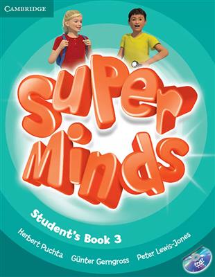 خرید کتاب انگليسی Super Minds 3 (SB+WB+CD+DVD)