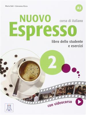 خرید کتاب ایتالیایی Nuovo Espresso: Libro Studente 2 + DVD