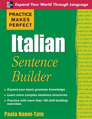 خرید کتاب ایتالیایی Practice Makes Perfect Italian Sentence Builder