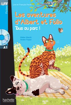 خرید کتاب فرانسه Albert et Folio : Tous au parc + CD audio (A1)