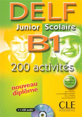 خرید کتاب فرانسه Delf Junior Scolaire B1: 200 Activites + CD