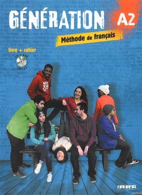 خرید کتاب فرانسه Generation 2 niv. A2 - Livre + Cahier + CD mp3 + DVD
