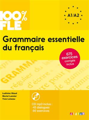 خرید کتاب فرانسه Grammaire essentielle du français niv. A1-A2 + CD 100% FLE