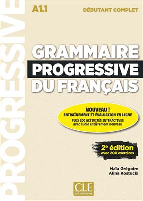 خرید کتاب فرانسه Grammaire progressive - debutant complet + CD