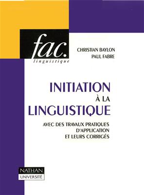 خرید کتاب فرانسه Initiation a la linguistique