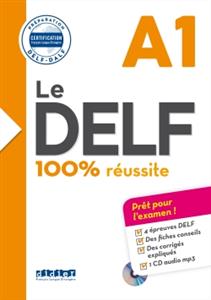 خرید کتاب فرانسه Le DELF - 100% reusSite - A1 + CD