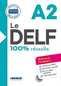 خرید کتاب فرانسه Le DELF - 100% réusSite - A2 + CD