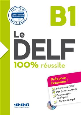 خرید کتاب فرانسه Le DELF - 100% reusSite - B1 + CD