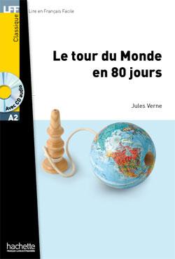 خرید کتاب فرانسه Le Tour du monde en 80 jours + CD audio MP3 (A2)