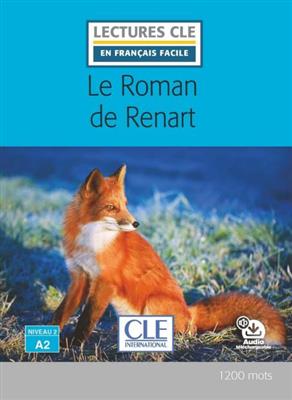 خرید کتاب فرانسه Le roman de renart - Niveau 2/A2 + CD