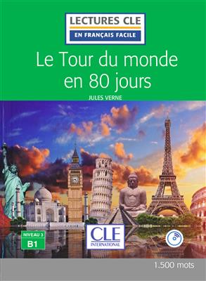 خرید کتاب فرانسه Le tour du Monde en 80 jours - Niveau 3/B1