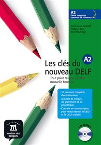 خرید کتاب فرانسه Les cles du nouveau DELF A2 + CD audio