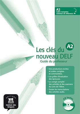 خرید کتاب فرانسه Les clés du nouveau DELF A2 – Guide pédagogique + CD audio