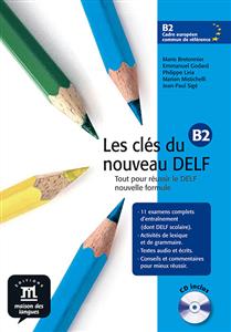 خرید کتاب فرانسه Les cles du nouveau DELF b2 + CD audio