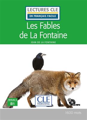 خرید کتاب فرانسه Les fables de la Fontaine - Niveau 3/B1 + CD