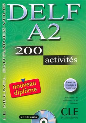 خرید کتاب فرانسه Nouveau DELF - Niveau A2 - Livre + CD