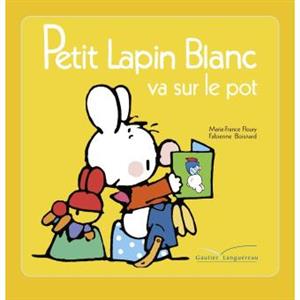 خرید کتاب فرانسه Petit Lapin Blanc - : Petit Lapin Blanc va sur le pot