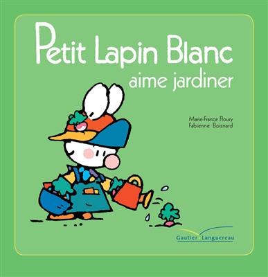 خرید کتاب فرانسه Petit lapin blanc aime jardiner