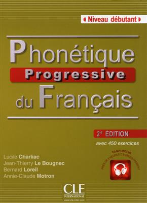 خرید کتاب فرانسه Phonetique progressive du français - debutant + CD - 2eme edition