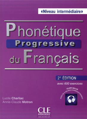 خرید کتاب فرانسه Phonetique progressive - intermediaire + CD - 2eme edition