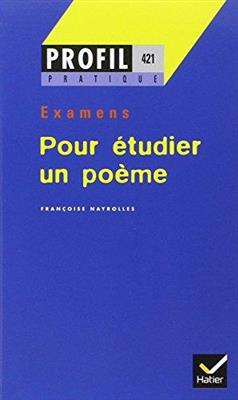 خرید کتاب فرانسه Profil Pour etudier un poeme