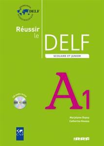 خرید کتاب فرانسه Reussir le delf scolaire et junior A1 + CD