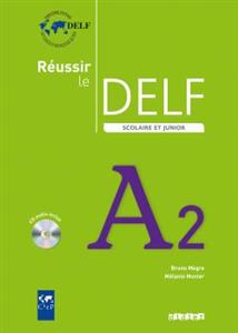 خرید کتاب فرانسه Reussir le delf scolaire et junior A2 + CD