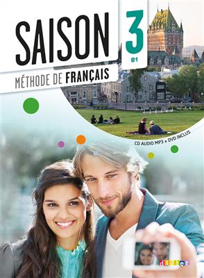 خرید کتاب فرانسه Saison 3 niv.B1 + Cahier + CD