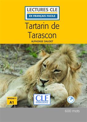 خرید کتاب فرانسه Tartarin de Tarascon - Niveau 1 + CD - 2eme edition