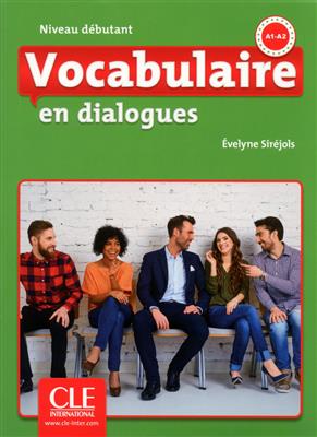خرید کتاب فرانسه Vocabulaire en dialogues - debutant + CD - 2eme edition